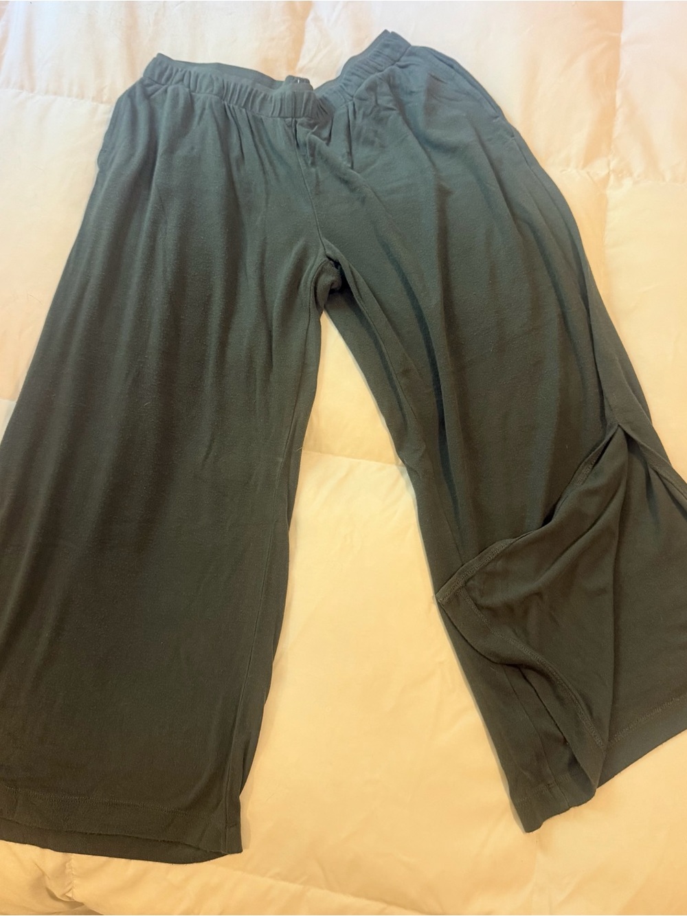 Soma Olive Green Relaxed Lounge Pants